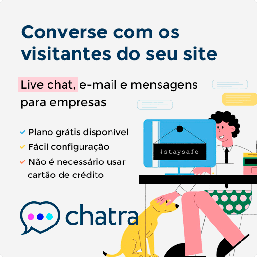 Converse com os visitantes do seu site - Chatra